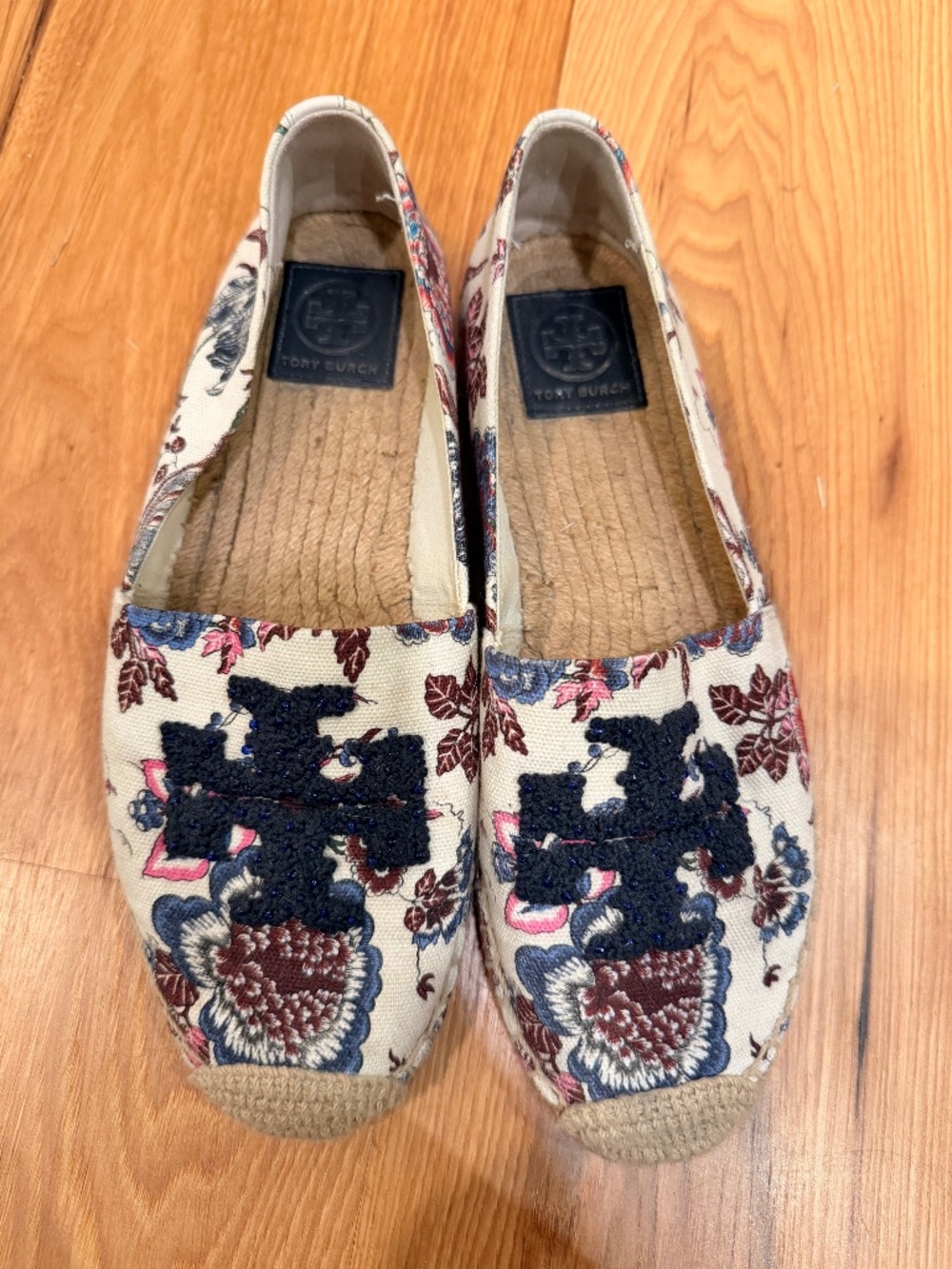 Tory Burch Floral Espadrille Shoes